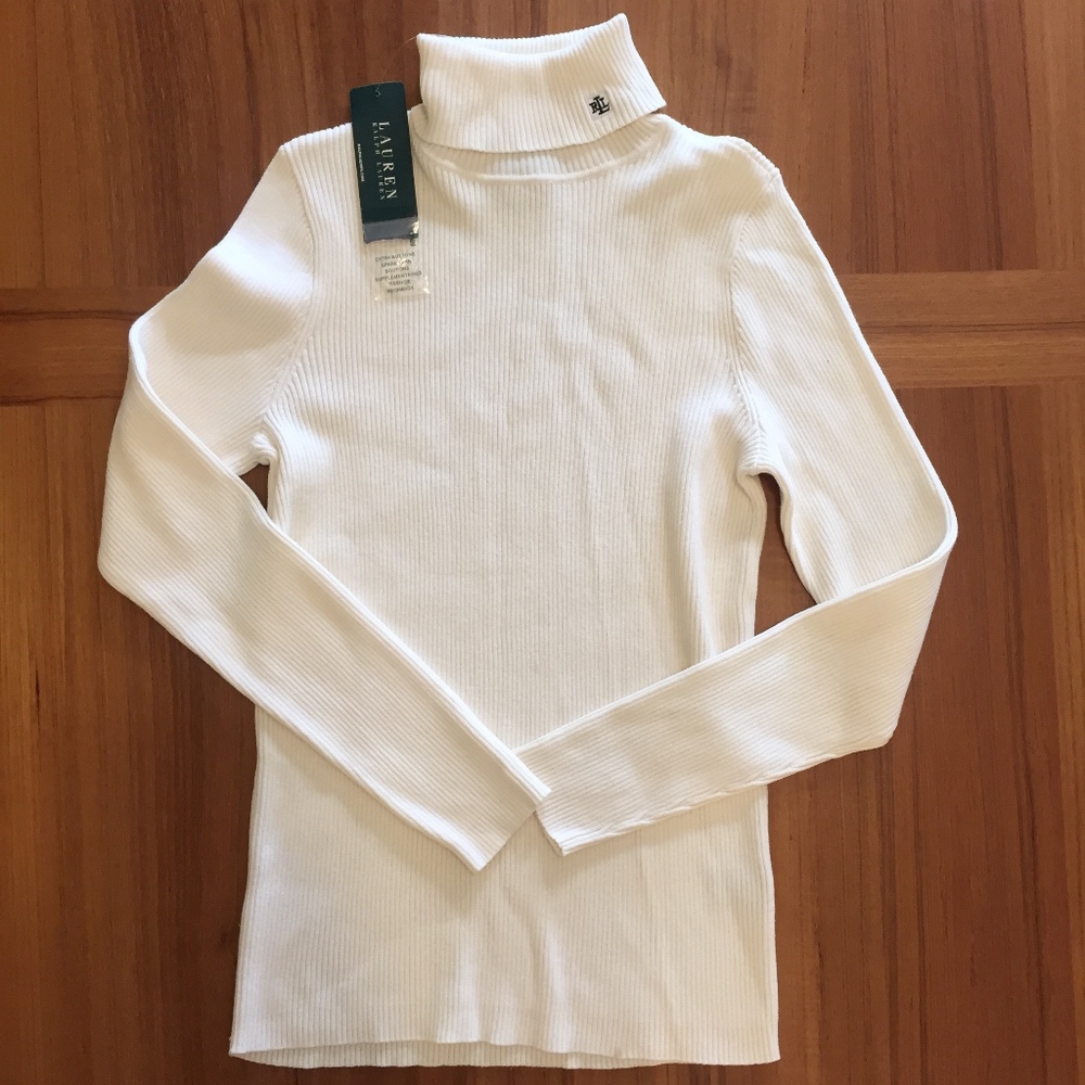 NWT Lauren by Ralph Lauren Knit Turtleneck Sweater